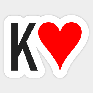 King of Hearts Sticker